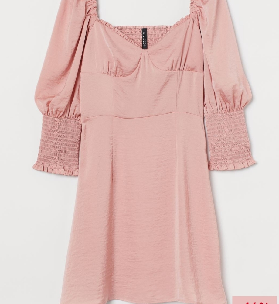 H&M pink mini dress